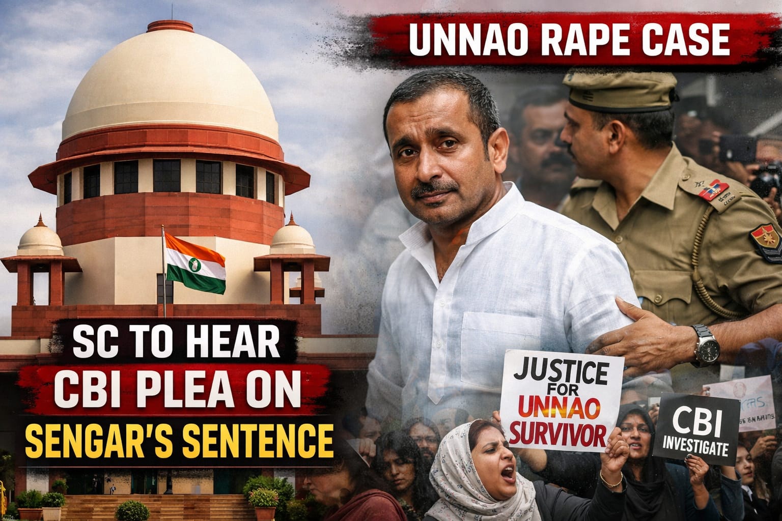 Supreme Court to hear CBI plea against suspension of Kuldeep Sengar life sentence in Unnao rape case
