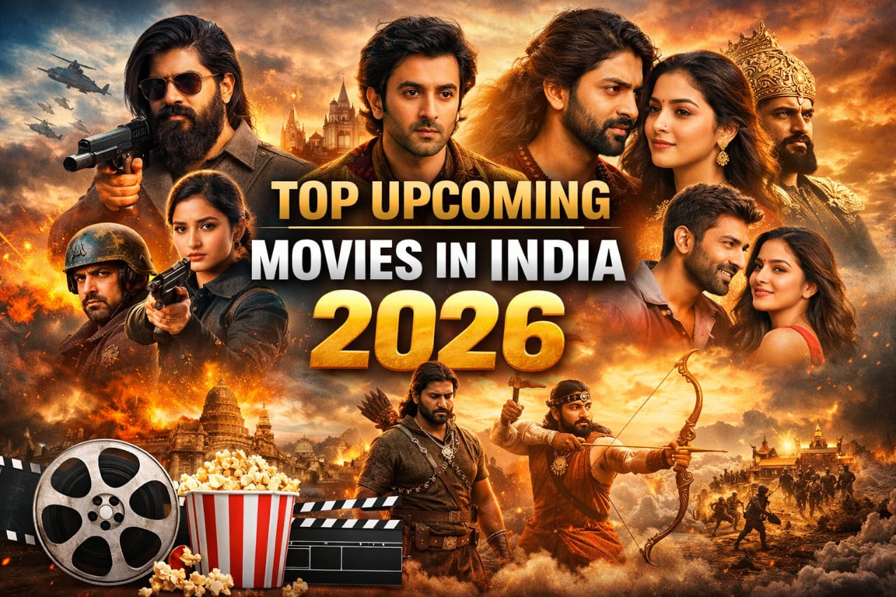 upcoming movies in India 2026 featuring Bollywood and South Indian films